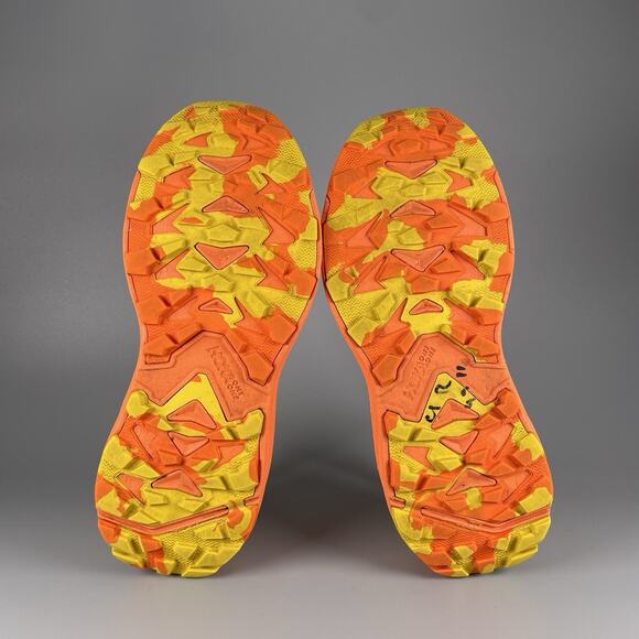 Hoka One One Torrent 3 Women’s 7 B Orange Purple Trail Running Shoes Sneaker GUC - Picture 4 of 9